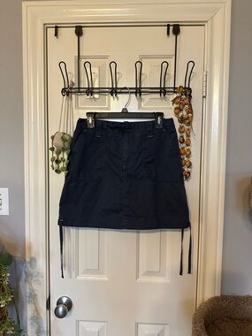 Sonoma Blue Mini Skirt with Utility Pockets